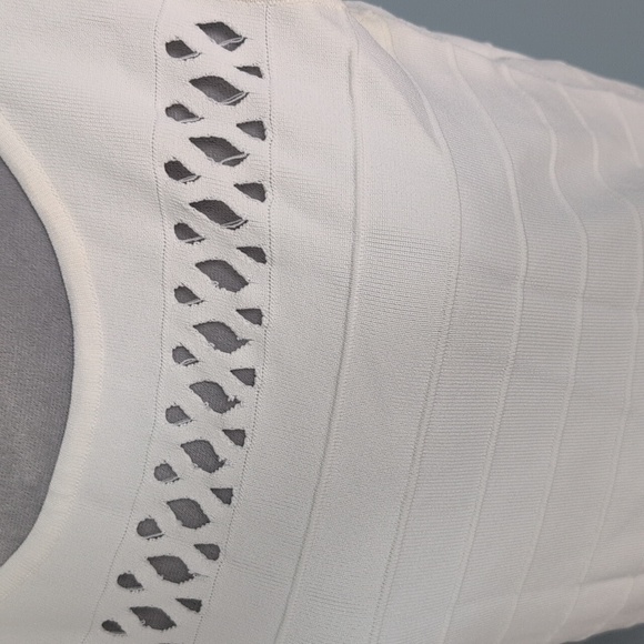 French Connection White Sleeveless Cutout Fit-and-Flare 'kai' 12 - Picture 5 of 11